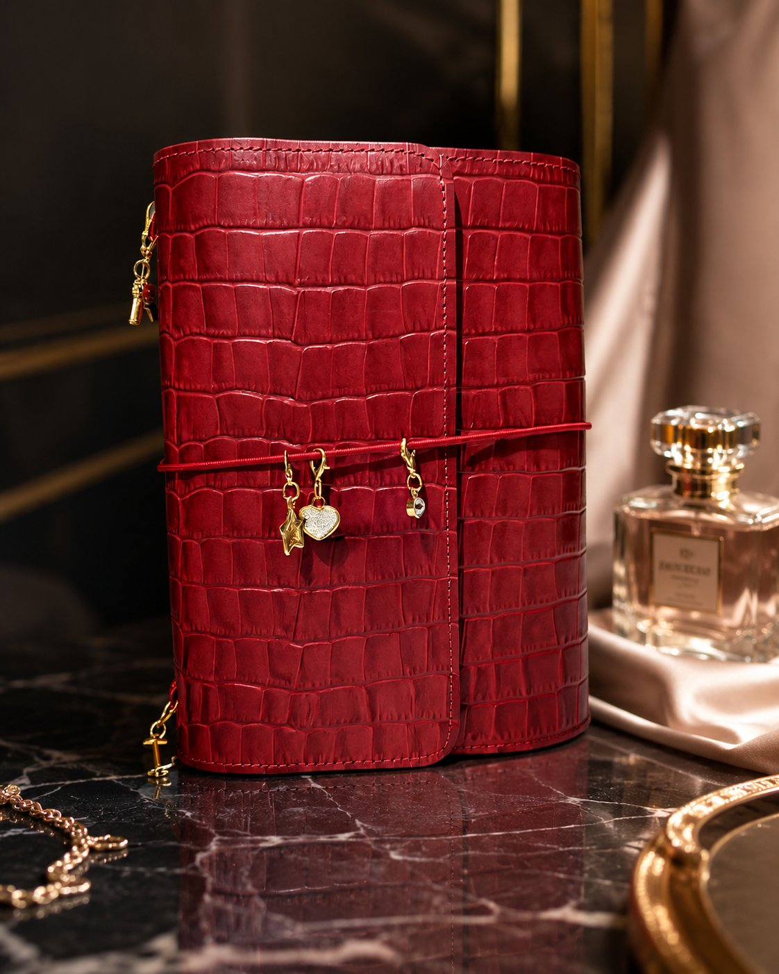Journal Croco Carmim